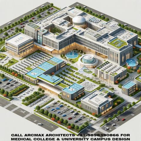Medical college and University Campus design and Planning Architects in India, USA and UK