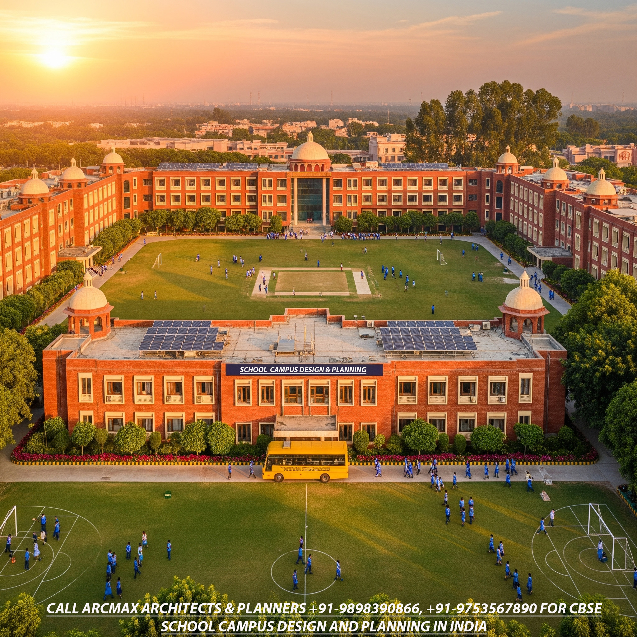 Best Architects for CBSE School design and planning in Delhi, mumbai, chennai, hyderabad, bangalore, indore and bhopal