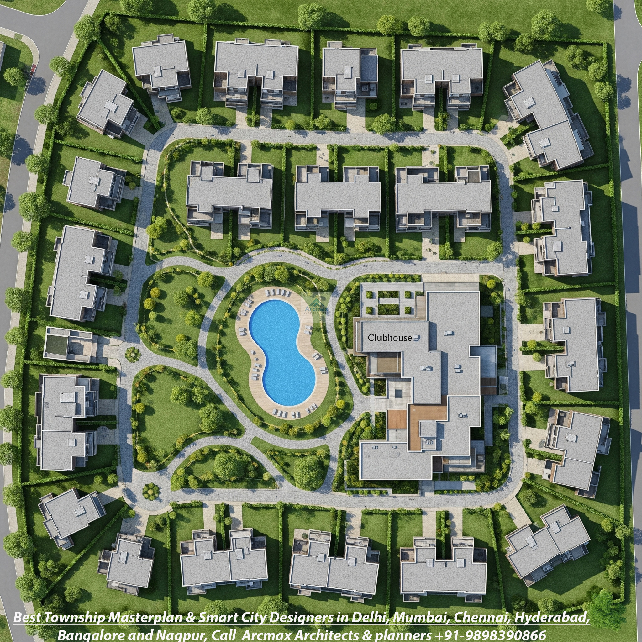 Best Township Masterplan & Smart City Designers in Delhi, Mumbai, Chennai, Hyderabad, Bangalore and Nagpur