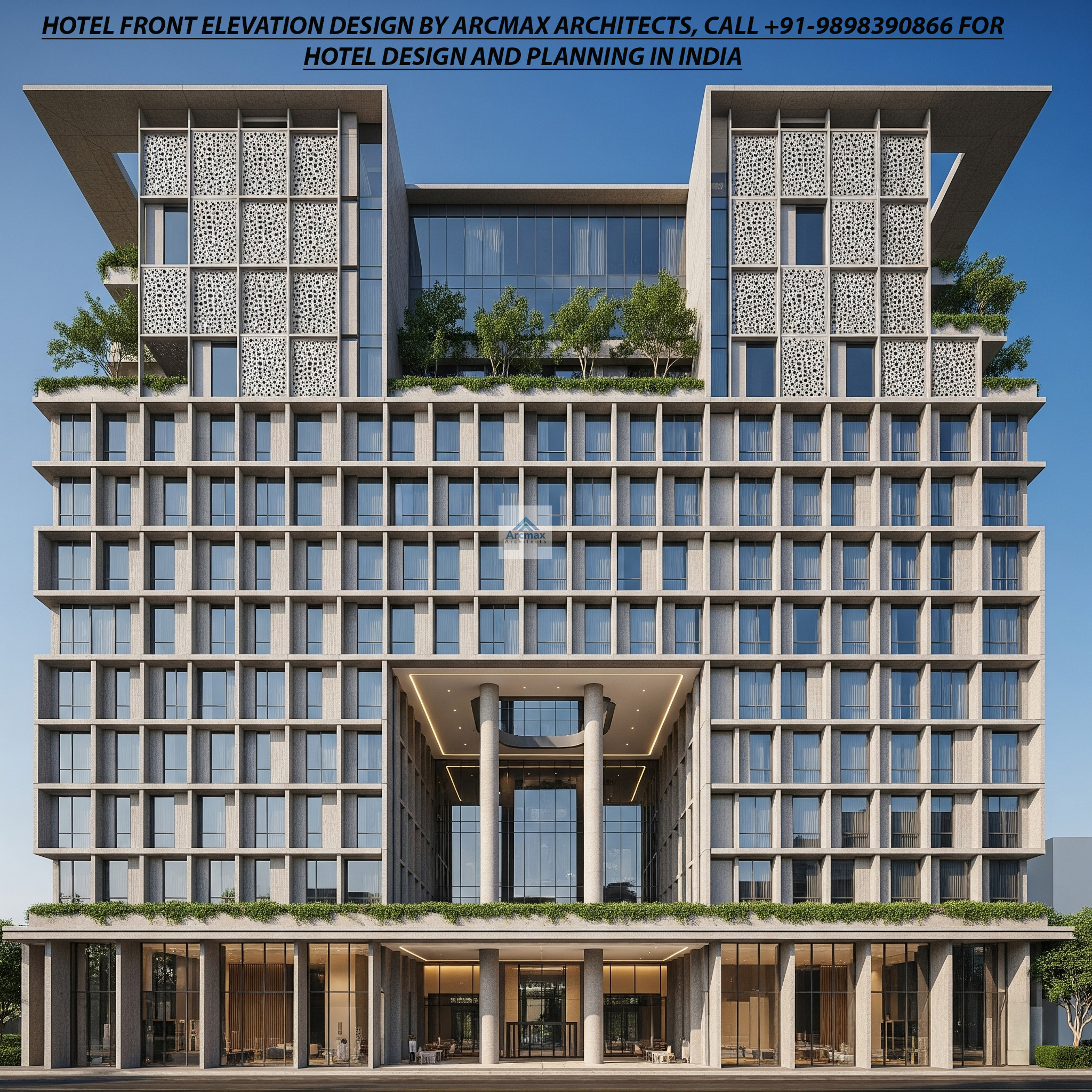 Hotel Front Elevation Designs – Modern Facades