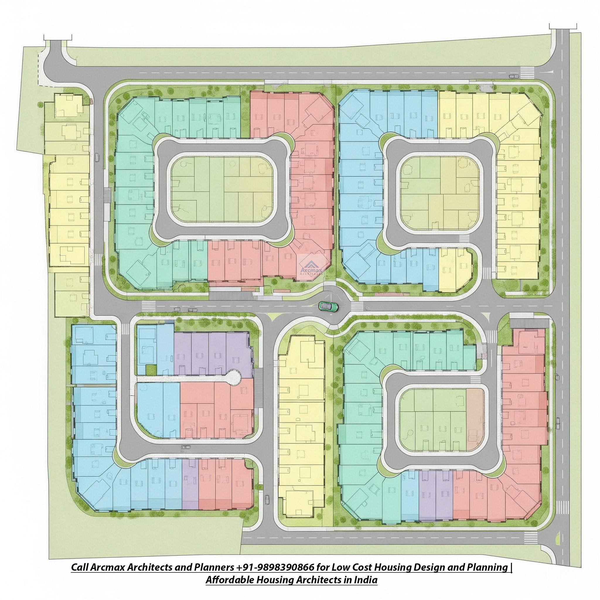 Low Cost Housing Design and Planning Affordable Housing Architects in India