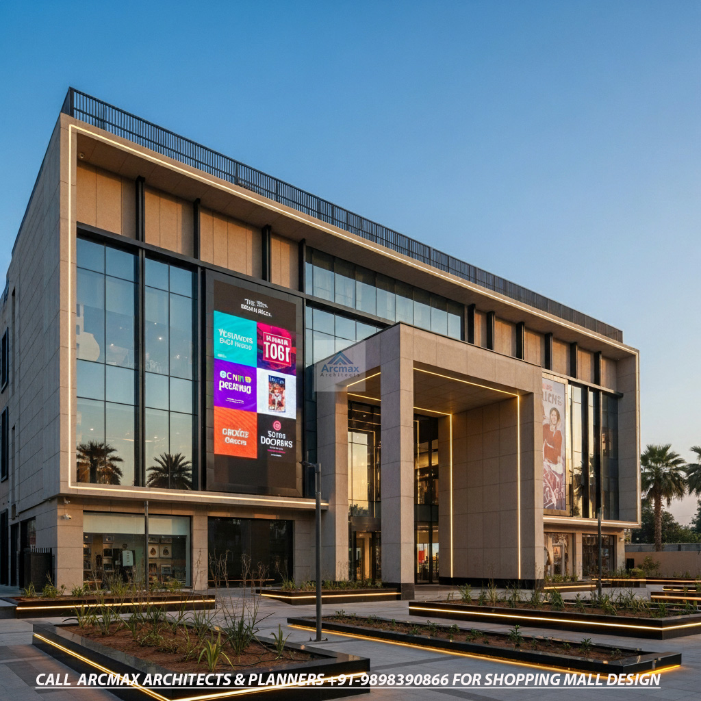 Mini Shopping Mall Design – 25,000 Sq Ft Planning