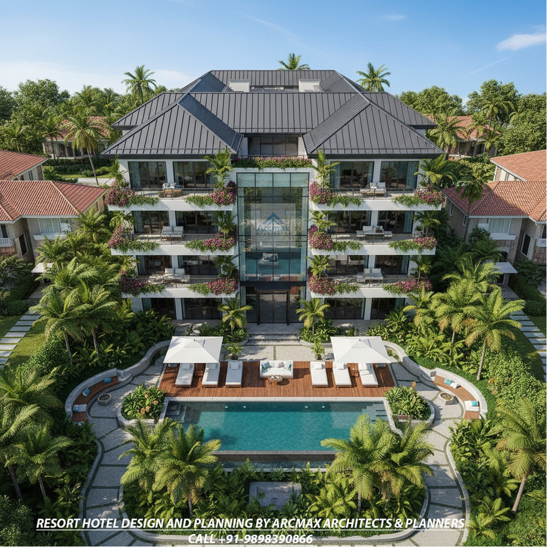 Resort Architecture Design Service in Delhi, mumbai, chennai, hyderabad, bangalore, indore, ahmedabad, jaipur