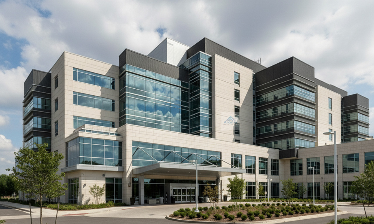 Up to 1000 Bedded Hospital Campus design and Planning Investor Presentation and Masterplan