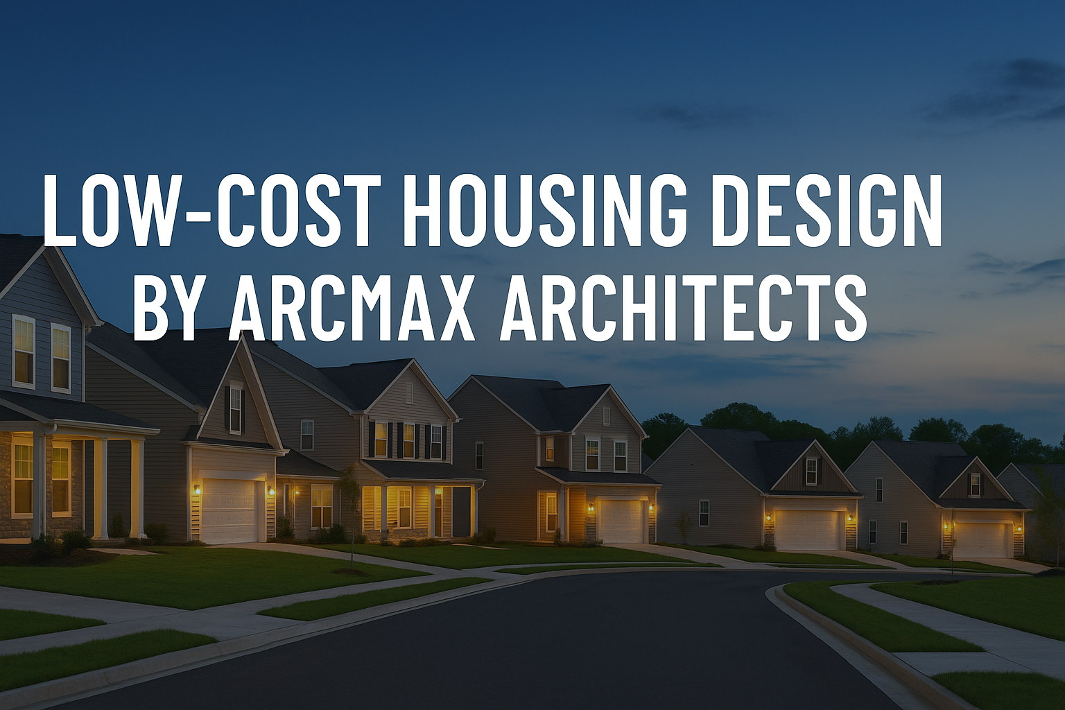 Best Architects in the United States for Low-Cost Housing Design – Arcmax Architects