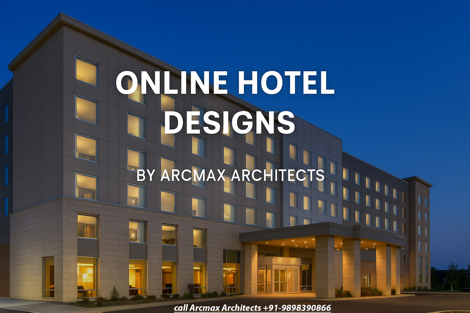 Online Hotel designs in India, USA and UK
