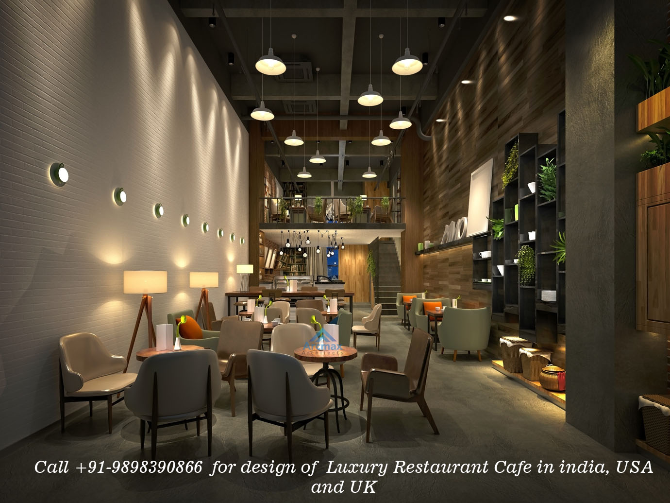 Free Luxury Restaurant Cafe Sample Design-2