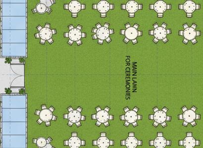 Marriage garden design