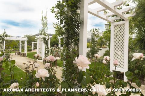 Marriage Garden Mockup Design Between Site Area 1 Acre to 3 acre anywhere in India