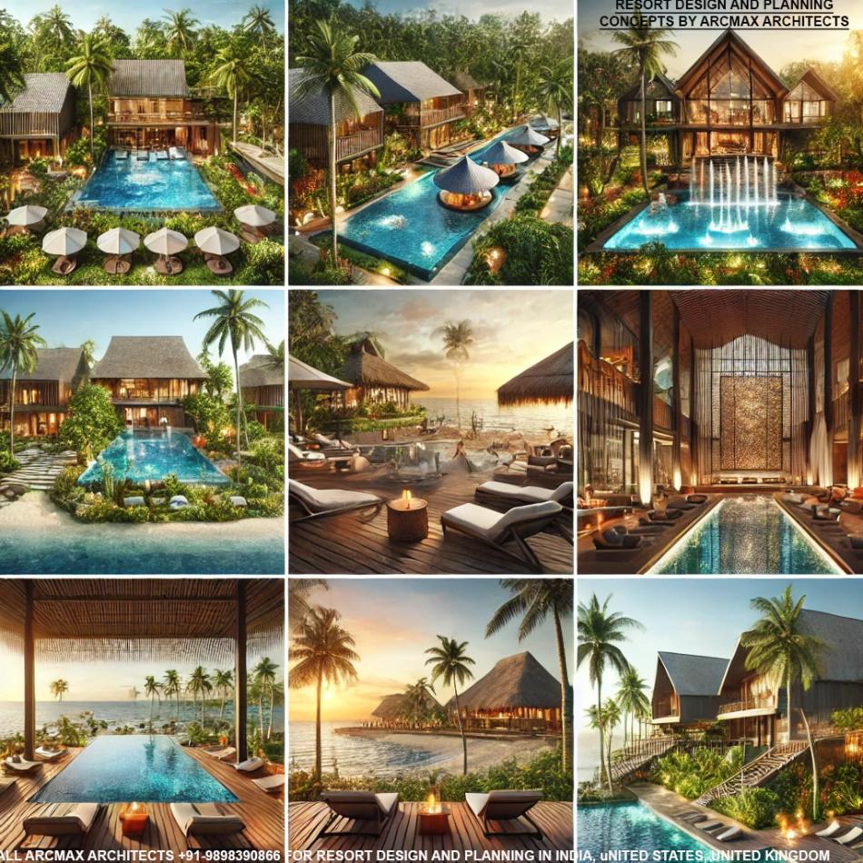 Resort design and Planning Architects in india, united states and united kingdom