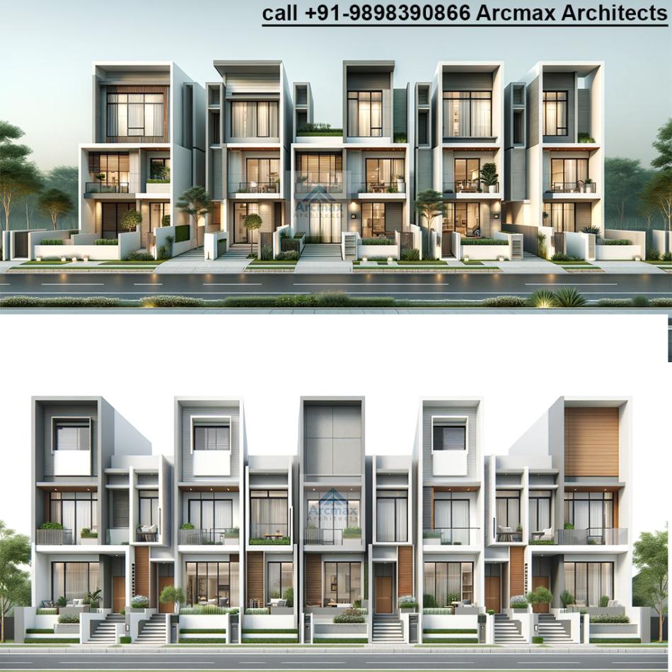 Row House Duplex Design architects in hyderabad