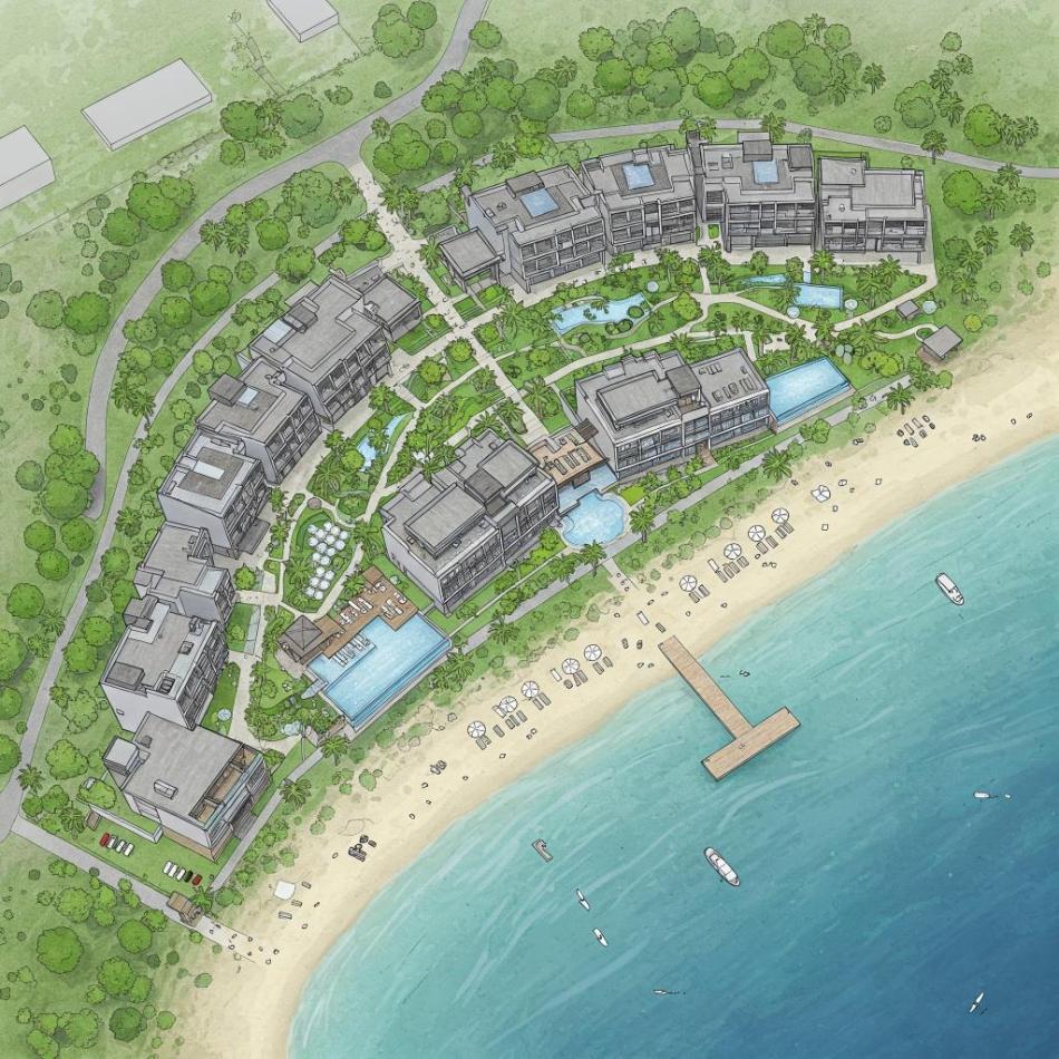 Beach Resort design and Planning