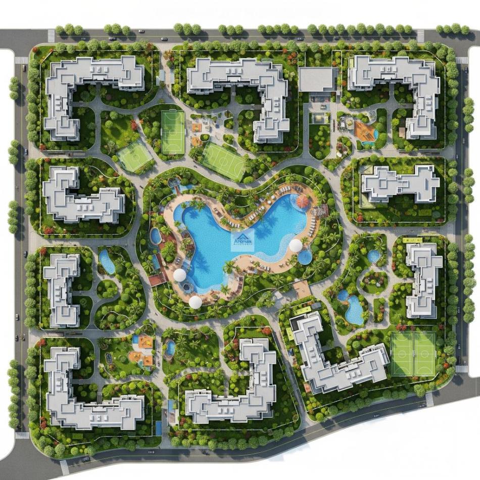 Large Housing Township Architects for Group Housing and Gated Community Design